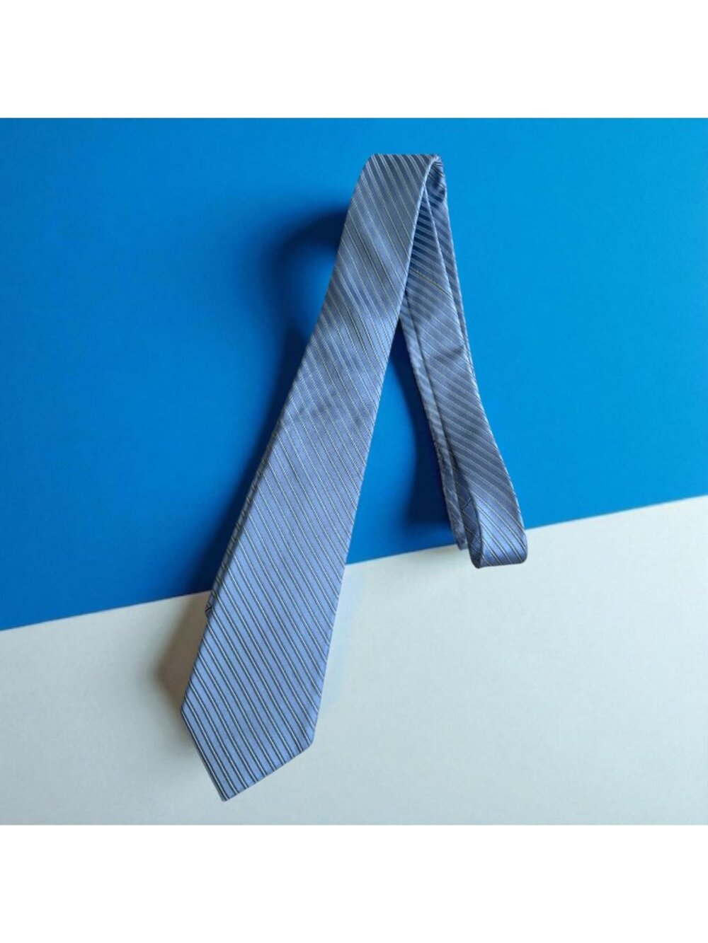 VALENTINO Men's  Blue Silk Blend Neck Tie